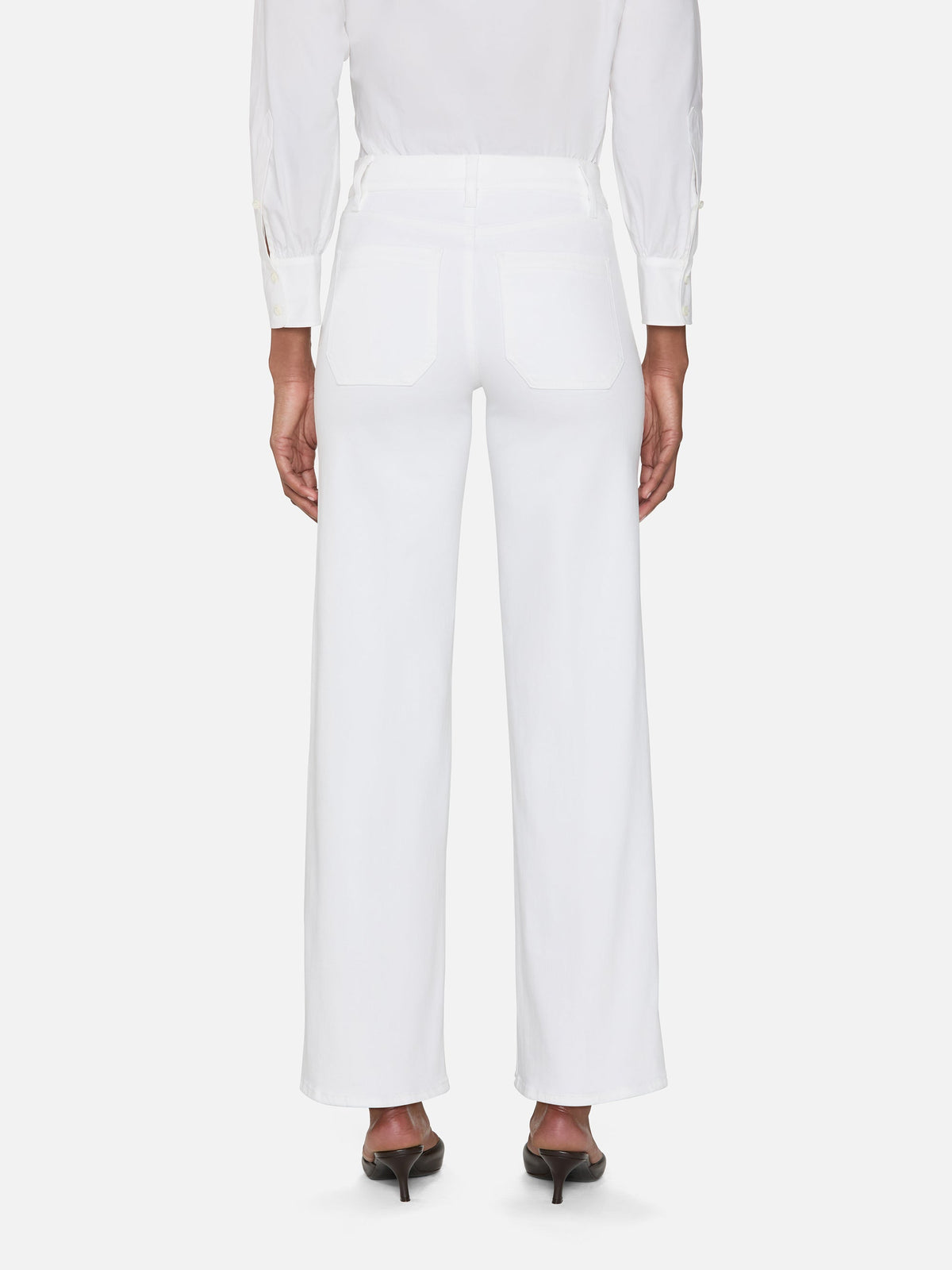 Le Slim Palazzo Modernist Pocket -- White
